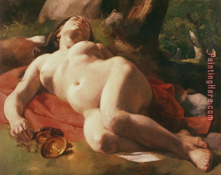 Gustave Courbet La Bacchante